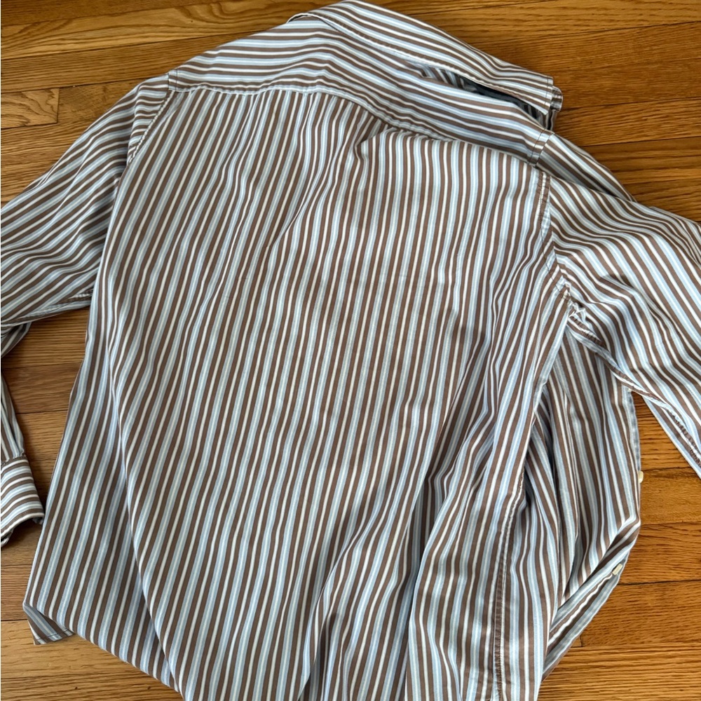 American Eagle Striped button down - image 4